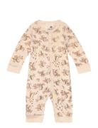 Jumpsuit - Aop Langærmet Body Beige CeLaVi