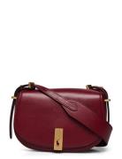 Polo Id Calfskin Mini Saddle Bag Bags Crossbody Bags Red Polo Ralph La...