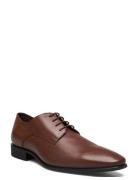 Uomo High Life B Shoes Business Laced Shoes Brown GEOX