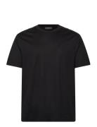 T-Shirt Tops T-Kortærmet Skjorte Black Emporio Armani