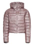 Lohja Short Puffer Jacket W3T2 Foret Jakke Pink Rains