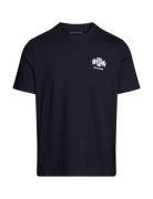 Small Crest Embro Tee Tops T-Kortærmet Skjorte Navy Tommy Hilfiger