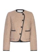 Nylah Wool Blend Jacket Uldjakke Jakke Beige Malina