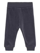 Pants Velour Bottoms Sweatpants Blue Fixoni