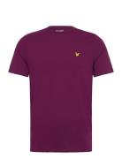 Martin Ss T-Shirt Sport T-Kortærmet Skjorte Purple Lyle & Scott Sport