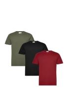 4Pk Basic Tee S/S Tops T-Kortærmet Skjorte Multi/patterned Lindbergh