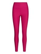 Graphic High Waist Tights Sport Running-training Tights Pink Casall