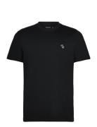 Anf Mens Knits Tops T-Kortærmet Skjorte Black Abercrombie & Fitch