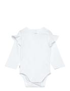 Baby Frilla Bodysuit Bodies Long-sleeved White Gugguu