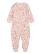 Pyjamas Flower Pyjamas Sie Jumpsuit Pink Lindex