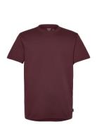 Hco. Guys Knits Tops T-Kortærmet Skjorte Burgundy Hollister