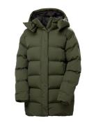 W Aspire Puffy Parka Sport Jackets Padded Jacket Khaki Green Helly Han...