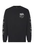 Brokenhearted Long Sleeve Tops T-Langærmet Skjorte Black Makia