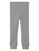 Nmmfable Wool Leggings Lil Bottoms Leggings Grey Lil'Atelier