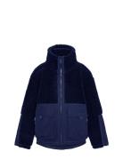 Utha Outerwear Fleece Outerwear Fleece Jackets Navy Molo