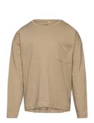 Nkmvebbe Ls Rlx Top Tops Sweatshirts & Hoodies Sweatshirts Beige Name ...