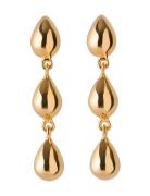 Rain Earrings Ørestickere Smykker Gold Pernille Corydon