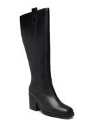 Women Boots Lange Støvler Black NEWD.Tamaris