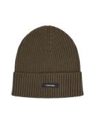 Classic Cotton Rib Beanie Accessories Headwear Beanies Green Calvin Kl...