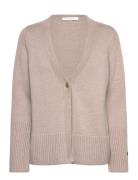 Reva Cardigan Tops Knitwear Cardigans Beige BUSNEL