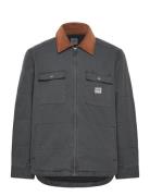 Quilted Workwear Jacket Quiltet Jakke Grey Lee Jeans