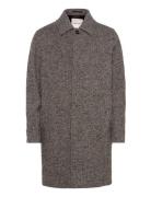 Wool Car Coat Uldfrakke Frakke Brown GANT