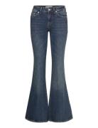 Trw-Jenna Jeans Wash New Jersey Bottoms Jeans Flares Blue Tomorrow