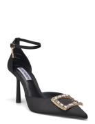 Accession Heeled Sandals Sandal Med Hæl Black Steve Madden