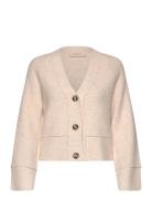 Fqm Y-Cardigan Tops Knitwear Cardigans Cream FREE/QUENT