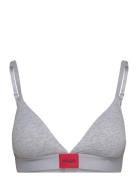 Triangle Red Label Lingerie Bras & Tops Soft Bras Bralette Grey HUGO