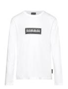 Chamois Long Sleeve T-Shirt Tops T-shirts Long-sleeved T-Skjorte White...