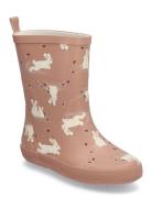 Wellies W. Aop Shoes Rubberboots High Rubberboots Pink CeLaVi