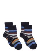 2-Pack Classic Striped Socks Socks & Tights Socks Multi/patterned FUB