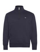 Emb Archive Shield Half Zip Tops Sweatshirts & Hoodies Sweatshirts Nav...