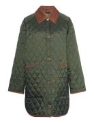 Barbour Os Liddesdale Quiltet Jakke Khaki Green Barbour