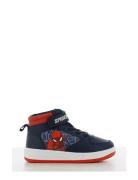 Spiderman High Sneaker High-top Sneakers Navy Spider-man