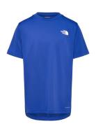 B Reaxion S/S Tee Tops T-Kortærmet Skjorte Blue The North Face