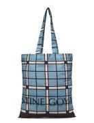 Cotton Tote, 2285 Tote Bags Bags Totes Blue STINE GOYA