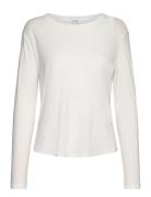 Lr-Any Tops T-shirts & Tops Long-sleeved White Levete Room