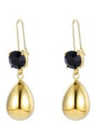 Drop Crystal Hook Earring Ørestickere Smykker Gold Bud To Rose