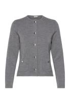 Monaco Cardigan Tops Knitwear Cardigans Grey Balmuir