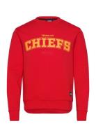 Watt_Nfl Tops Sweatshirts & Hoodies Sweatshirts Red BOSS