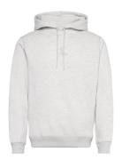 Monologo Hoodie Tops Sweatshirts & Hoodies Hoodies Grey Calvin Klein J...