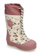 Gumboots™ Thermo Shoes Rubberboots High Rubberboots Pink Pom Pom