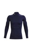 Ua Cg Armour Comp Mock Sport T-Langærmet Skjorte Navy Under Armour