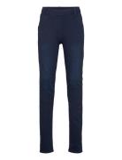 Fleece Denim Trousers For Girl Bottoms Leggings Navy Boboli