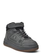 Rd18 Cord B Ps Mid Mid Cut Shoe High-top Sneakers Grey Champion