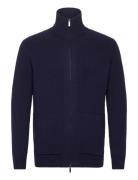 Inturb Tops Knitwear Half Zip Jumpers Navy INDICODE