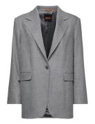 C_Jasobane Blazers Single Breasted Blazers Grey BOSS