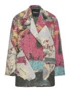 Coat Poster Lacroix Tynd Frakke Multi/patterned Desigual